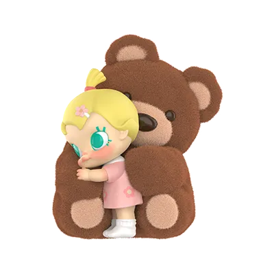POP MART Baby Molly My Huggable Discovery Series – A Bear Hug figure