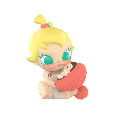 POP MART Baby Molly My Huggable Discovery Series – Hug the Hedgehog figure