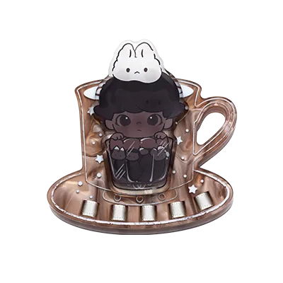 DIMOO Crush on Coffee Series-Acrylic Fridge Magnet Clip Blind Box