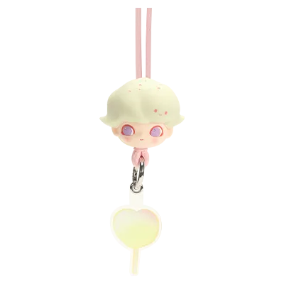 POP MART DIMOO Dating Series – Marshmallow lanyard
