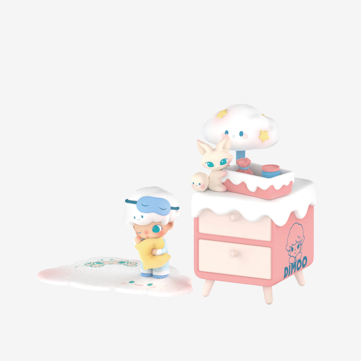 POP MART DIMOO Homebody Series – Drowsy Look figure