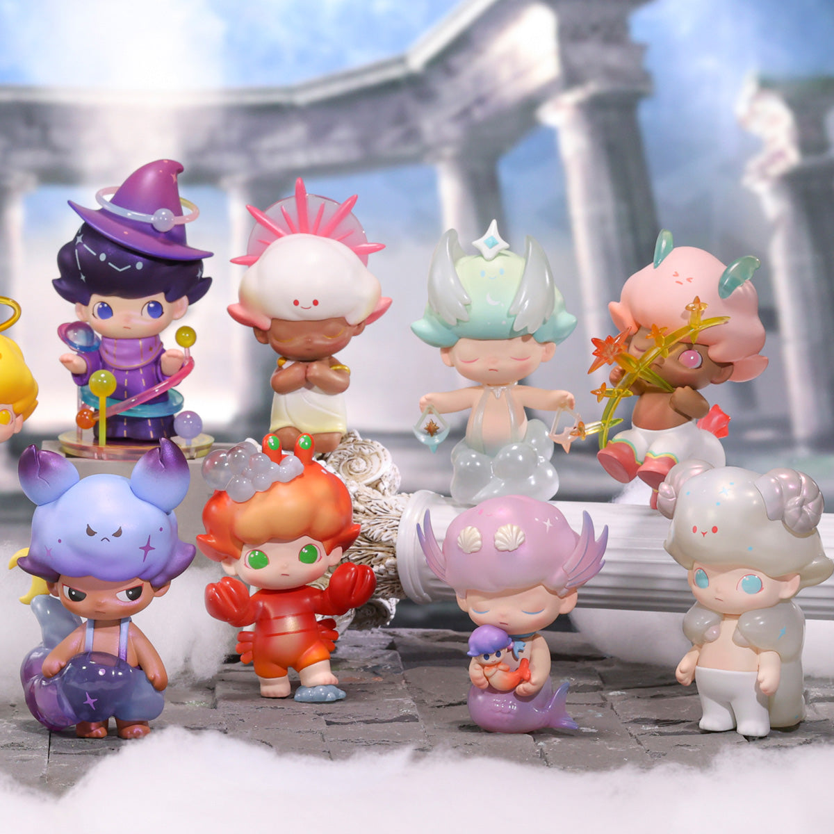 POP MART DIMOO Zodiac Series – all zodiac characters display set 2