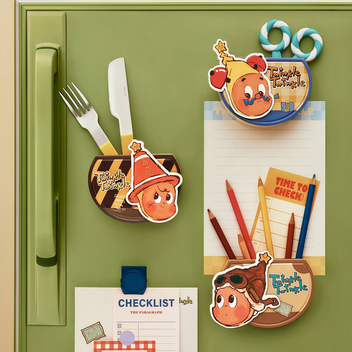 Twinkle Twinkle Be a Little Star Series-Magnetic Sealing Clip Storage Box Set