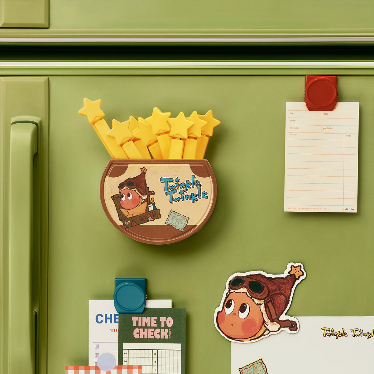 Twinkle Twinkle Be a Little Star Series-Magnetic Sealing Clip Storage Box Set