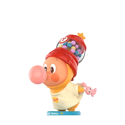 Pop Mart Twinkle Twinkle Be a Little Star Series Figures Blowing Bubblegum