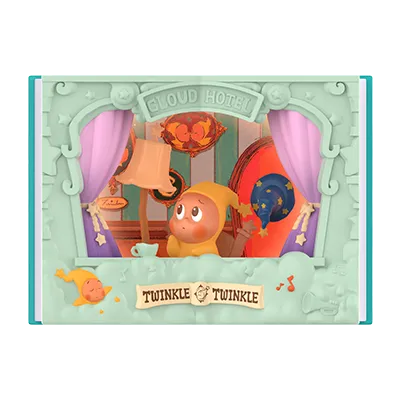 Pop Mart Twinkle Twinkle Light Up Series Scene Sets A Clouded Hour
