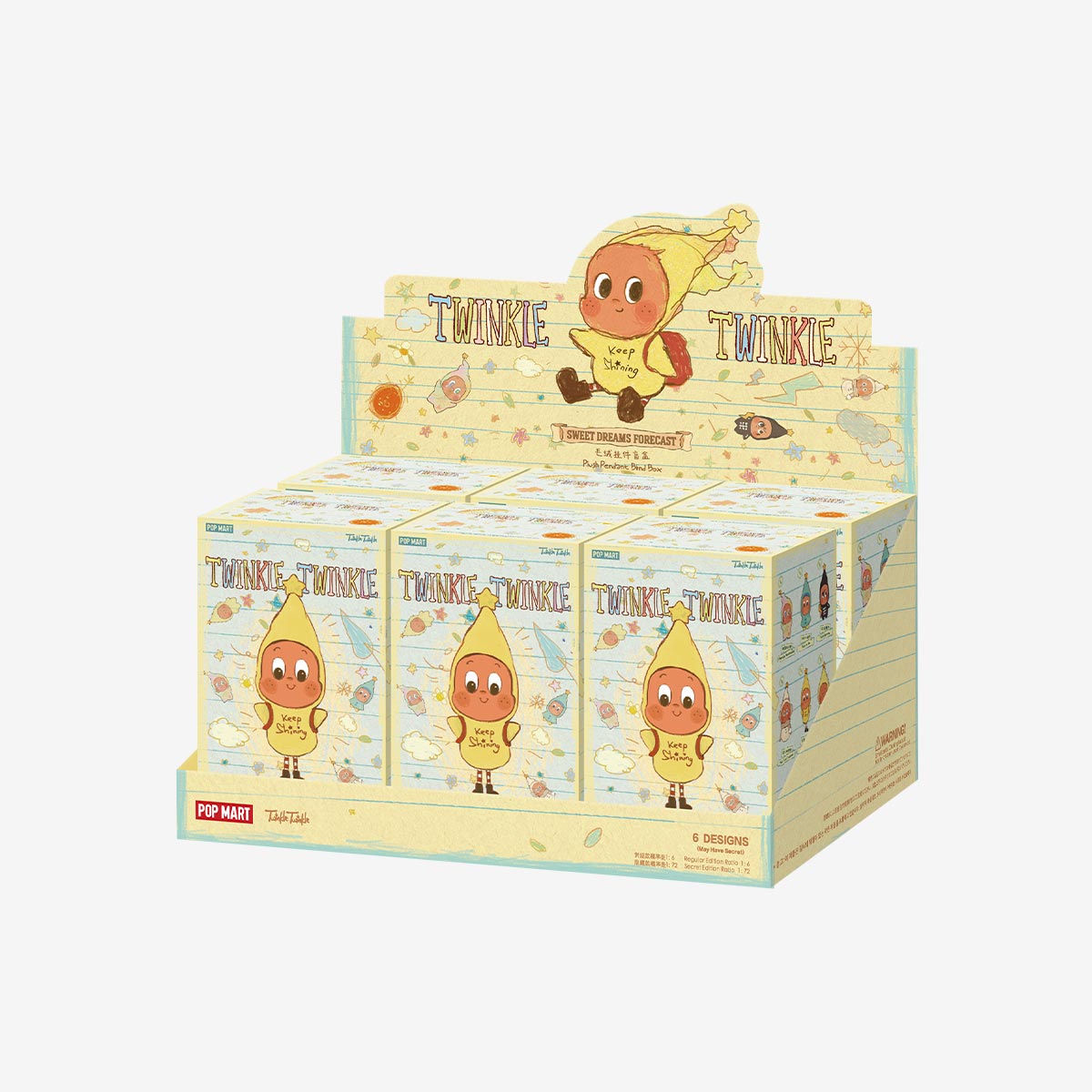 Pop Mart Twinkle Twinkle Sweet Dreams Forecast Series plush pendant blind box whole set